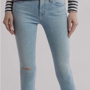 NWT AG Jeans Ripped Legging Ankle Jeans Size 24